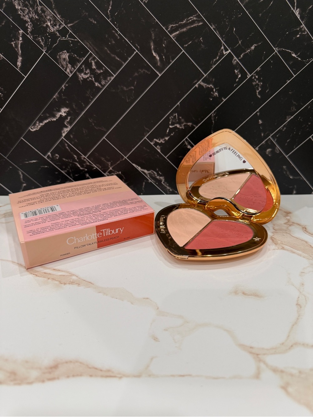 Charlotte Tilbury Pillow Talk Beauty Soulmates Face Palette Flawless PEACH